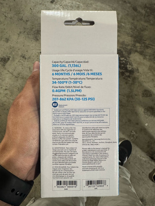 Samsung Water Filter